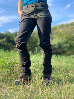 Pantaloni Con Firma Ricamata - Verde Magenta - Taglia : XXXL